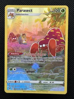Pokemon TCG Parasect Lost Origin Trainer Gallery TG01/TG30 Holo Ultra Rare - Image 1