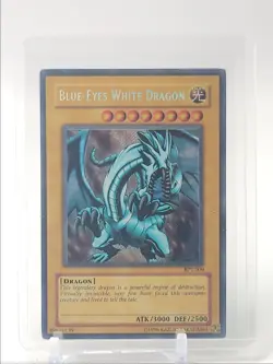 BLUE-EYES WHITE DRAGON 2003 YU-GI-OH! BOOSTER 2003 SECRET RARE Q2371 - Image 1