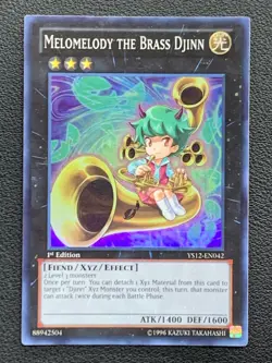 Melomelody The Brass Djinn YS12-EN042 1st Edition Super Rare Yu-Gi-Oh! - Image 1
