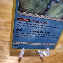 Greninja Holo Rare Card Detective Pikachu 9/18 Pokemon TCG - Image 4