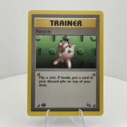 Recycle 61/62 Fossil Vintage 1999 WOTC Pokemon Card - Image 1