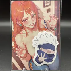 Nami One Piece Anime Waifu Card Doujin ACG Goddess Holo - Image 2