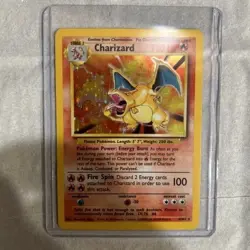 Charizard 4/102 Base Set 1999 Holo Rare Pokemon TCG Card (LP) - Image 1