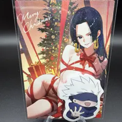 Boa Hancock One Piece Anime Waifu Card Doujin ACG Goddess Holo - Image 1