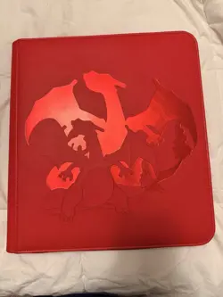 Pokemon Charizard Ultra Pro 12-Pocket Zippered Pro Binder Holds 480 Cards - Image 1