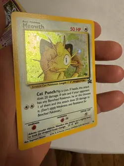 2000 Pokemon Meowth Holo WOTC Black Star Promo #10 - Game Boy Trading Card Game - Image 4