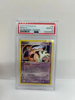 Pokemon Card 2005 PSA 10 DEOXYS 16/107 Regional Championship Promo EX Deoxys - Image 1