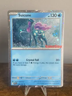 Suicune GameStop Exclusive Stamped Promo Card - Phantasmal Flames 026/094 - Image 1