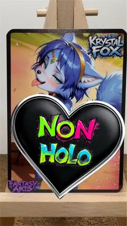 Krystal fox waifu card - Image 1