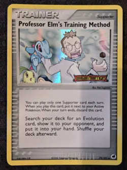 Pokemon Dragon Frontiers Professor Elm's Training Method Card 79/101 Stamped - Image 1