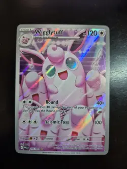 Wigglytuff 105/094 Me02: Phantasmal Flames Illustration Rare Pokemon Card Holo - Image 1
