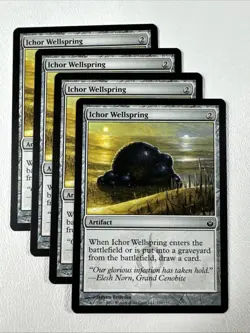 [X4] Ichor Wellspring - NM/MINT Unplayed Regular #110 Mirrodin Besieged MTG - Image 1