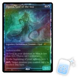 FOIL THASSA, GOD OF THE SEA Secret Lair Magic MTG MINT CARD - Image 1