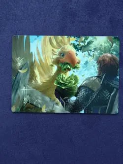 Gysahl Greens Gold Stamped - NM - MTG Magic Art Series: Final Fantasy - Image 1