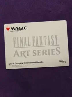 Gysahl Greens Gold Stamped - NM - MTG Magic Art Series: Final Fantasy - Image 2