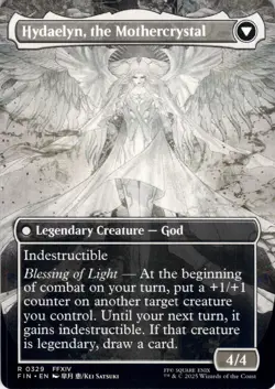 Venat, Heart of Hydaelyn BORDERLESS Final Fantasy Magic MTG NM - Image 2