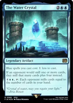 The Water Crystal FOIL Final Fantasy Magic MTG NM - Image 1