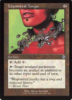 Liquimetal Torque (Retro Frame) U MH2 Modern Horizons 2 Artifact 428 LP-NM - Image 1