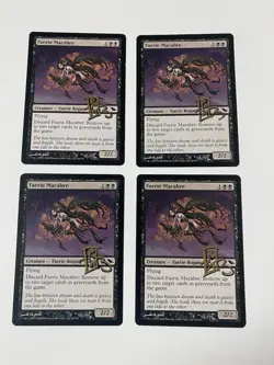 4x Faerie Macabre Shadowmoor Regular Shadow Signed By The Artist - Image 1
