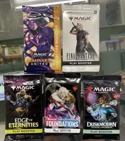 ?? Magic The Gathering Sealed Booster Packs Lot (5) As Shown In Picture - Image 1