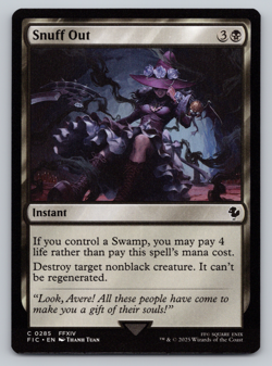 Snuff Out - Commander: Final Fantasy MTG - Image 1