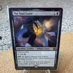 The Soul Stone M Marvel's Spider-Man 66 NM Normal MTG Magic The Gathering - Image 1