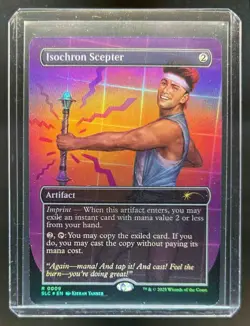 2025 Magic MTG Secret Lair Encyclopedia Isochron Scepter Foil #0009 - Image 1