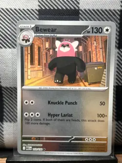 Pokemon TCG: Bewear 112/132, Mega Evolutions _ REVERSE HOLO - Image 1