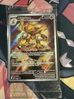 Alakazam MEP 009 Black Star Promo Mega Evolution Pokemon TCG SEALED - Image 1