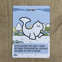 Gongie Pokiebubies V1 1st Edition Fan Art 50 Chef Ken Lee Pokemon Dewgong - Image 1