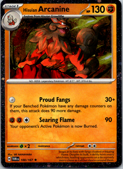 Hisuian Arcanine - Cosmos Holo - Pokemon TCG: Surging Sparks Blister Near Mint - Image 1