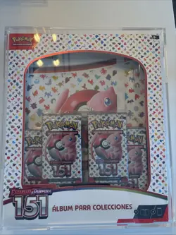 Pokemon TCG: Scarlet & Violet 151 Spanish Album Collection Box with acrylic case - Image 1