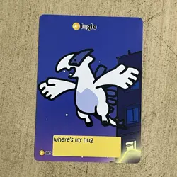Lugie Pokiebubies V2 1st Edition Fan Art 102 Chef Ken Lee Pokemon Lugia - Image 1