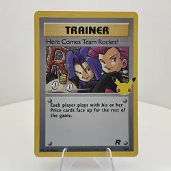 Here Comes Team Rocket! 15/82 Pokemon Celebrations: Classic Collection Holo Foil - Image 1