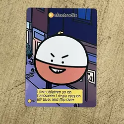 Electrodie Pokiebubies V2 1st Edition Fan Art 100 Chef Ken Lee Pokemon Electrode - Image 1