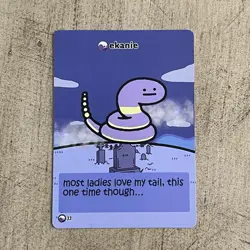 Ekanie Pokiebubies V1 1st Edition Fan Art 33 Chef Ken Lee Pokemon Ekans - Image 1
