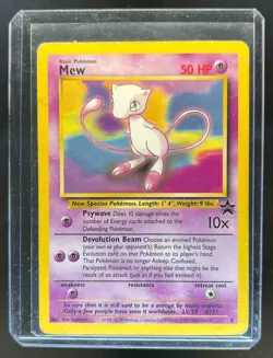 1999 Pokemon Wizards Black Star Promos Mew #8 - Image 1