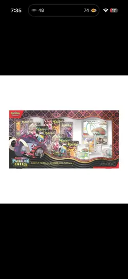 Pokemon TCG PALDEAN FATES Great Tusk Iron Treads Premium Collection BEST-PRICE ✅ - Image 1