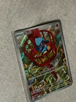 Riolu 010 Me: Mega Evolution ETB Promo Card IR Holo Mint Condition Pokemon - Image 3