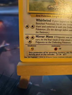 Pokemon TCG Pidgeotto 1999 Base Set 2 #28/130 Rare Card LP - Image 5