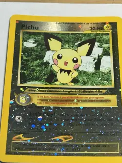 X4 Pokemon Cards Pichu WOTC 35 Black Star Promo - Image 4