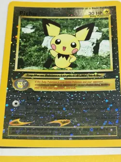 X4 Pokemon Cards Pichu WOTC 35 Black Star Promo - Image 5