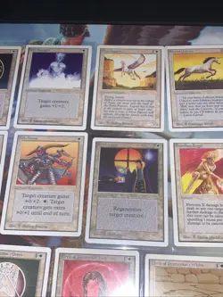 1993 - 14 MTG Unlimited Edition Common White Cards Lot Near Mint Condition - Image 3