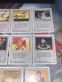 1993 - 14 MTG Unlimited Edition Common White Cards Lot Near Mint Condition - Image 4