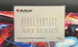 MTG Jenova, Ancient Calamity Art Card (Gold-Stamped Signature) Art Series 14/53 - Image 2