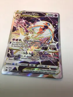 Deoxys VStar GG46/GG70 Crown Zenith Galarian Gallery Near Mint Rare Pokemon Card - Image 2