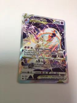 Deoxys VStar GG46/GG70 Crown Zenith Galarian Gallery Near Mint Rare Pokemon Card - Image 4