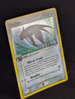 Pokemon TCG: Swellow 49/107 (2005) EX Deoxys • Reverse Holo Stamped Card - Image 2