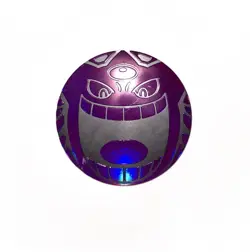 Pokemon Trading Card Games Gengar Purple Plastic Coin - Image 1