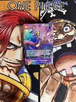 Donquixote Doflamingo Alt Art OP10-071 SR Royal Blood English One Piece Card - Image 1